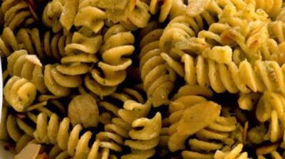 File bademli ve karidesli fusilli