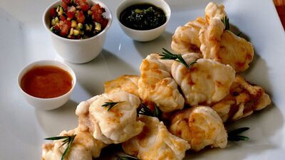 3 farklı salsa ile levrek ızgara