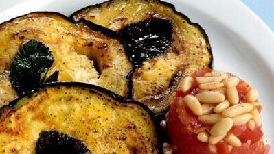 Izgara naneli patlıcan...