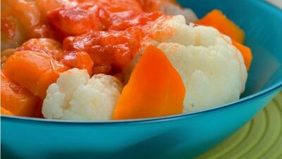 Peynirli sebze maması