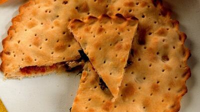 Sebzeli ve parmesan peynirli tart