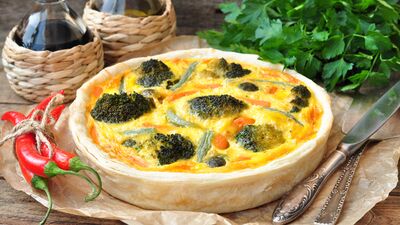 Brüksel lahanalı ve jambonlı tartaletler