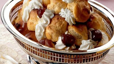 Kestane şekerli ve kestane marmelatlı şu topları