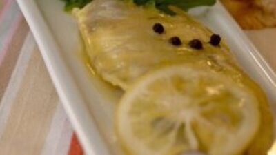 Soslu soğuk levrek