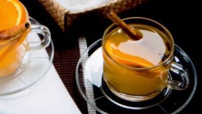 Portakal ve baharat çayı