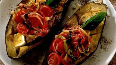 Fırında patlıcan...