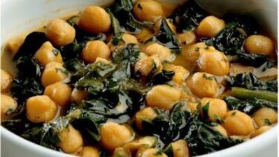 Nohutlu ve pazılı çorba