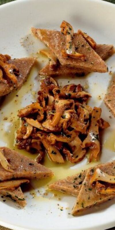 Mantarlı ve kepekli krep