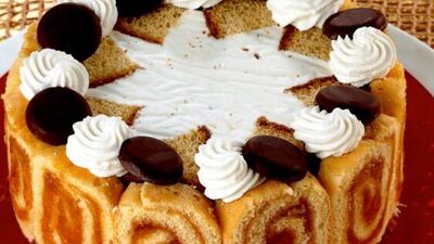 Portakal marmelatlı charlotte