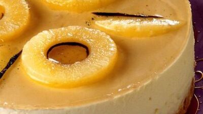 Ananaslı cheesecake