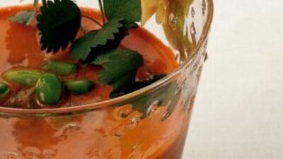 Anason yapraklı iki renkli frappe