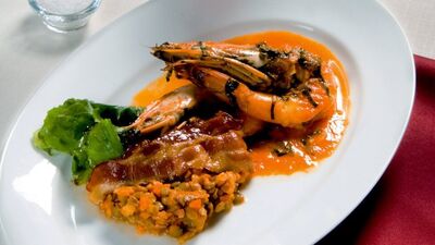 Mercimek sote ile Çıtır Karides