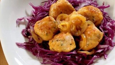 Mezgitli ve karidesli köfte