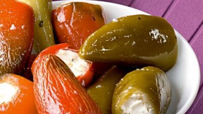 Peynir dolgulu biber