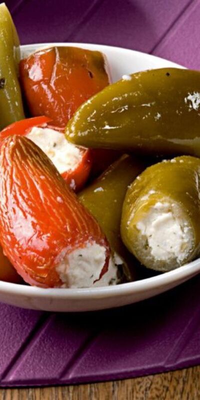 Peynir dolgulu biber