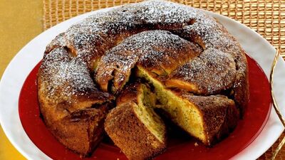 Antepfıstıklı yeni yıl keki "gubana!"