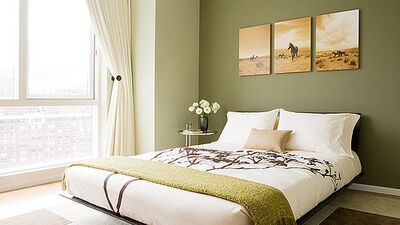 Zen yatak odası dekorasyonu