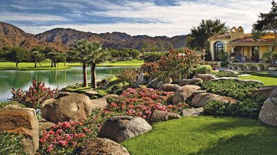 Kızgın çölün ortasında bir vaha