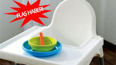 Anne, babalar dikkat! İkea 1.2 milyon mama sandalyesini geri çağırıyor!