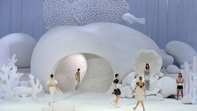 Denizin derinliklerinde Chanel 2012 İlkbahar/Yaz Koleksiyonu