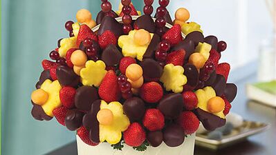 Meyveli sevgililer günü hediyesi...