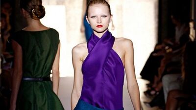 Ayakkabıların damga vurduğu Yves Saint Laurent 2012 İlkbahar / Yaz Koleksiyonu