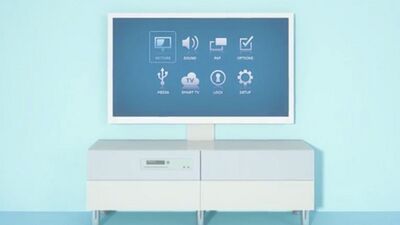 Mobilya ve televizyon bir arada!