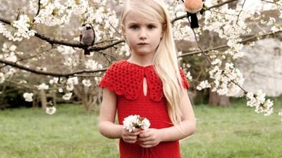 Ünlü mankenin 6 yaşındaki kızı modelliğe adım attı!