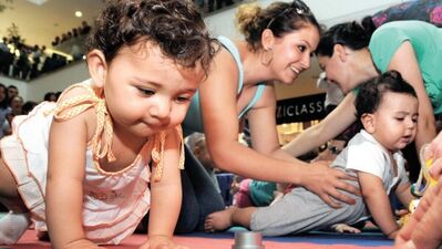 En hızlı emekleme yarışı!