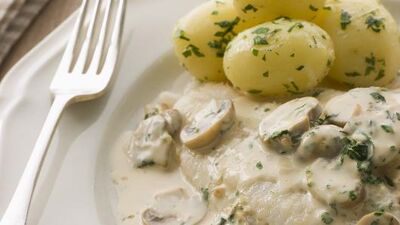 Hindistan cevizi soslu dil balığı...