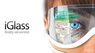 Apple'dan iPad'e dönüşen teknolojik gözlük: iGlass!