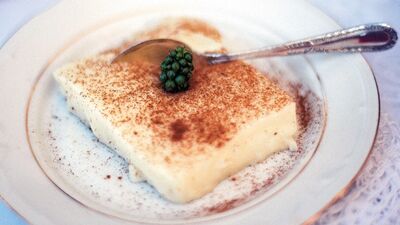 Sakızlı muhallebi...