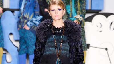 Anna Sui 2012 Sonbahar Kış koleksiyonu defilesi...