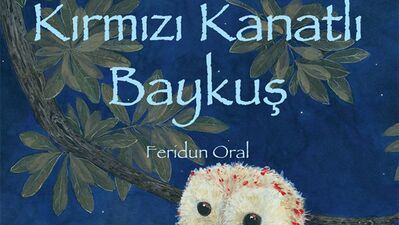 Kırmızı kanatlı baykuş...