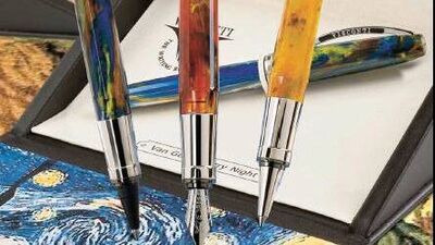 Etna'nın lavları kalem oldu