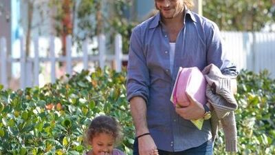 Nahla babasıyla hasret giderdi!