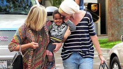 Oğluyla hasret giderdi!