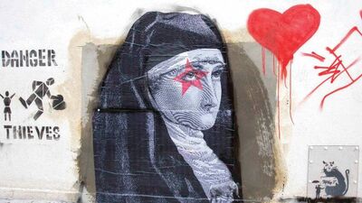 Çalınan duvar resmi müzayededen çıkarıldı!