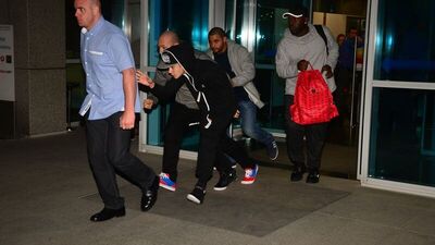 Justin olaylı geldi!