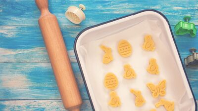 Bebekler için kemirme bisküvileri