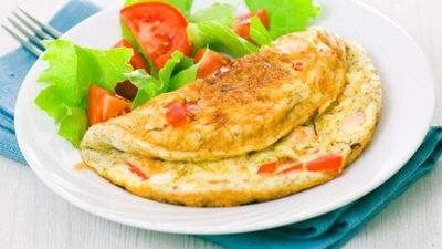 Karnabaharlı omlet