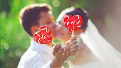Gelin ve damattan anı: Nikâh Şekeri