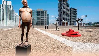 Terasta heykel sergisi!