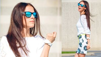 Yaz modası: Aynalı ve renkli güneş gözlükleri...