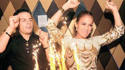 Jennifer Lopez dans pistinde coştu