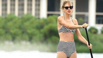 Taylor Swift tatilde!