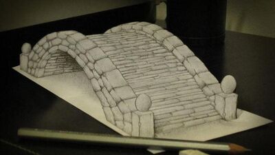 3D kara kalem çalışması...