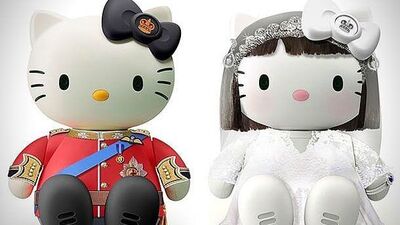 Hello Kitty kostümlerini değiştirirse...