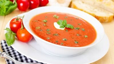 Enginarlı domates çorbası