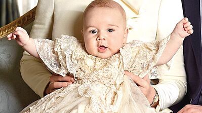 Prens George'a teyzesinden hediye